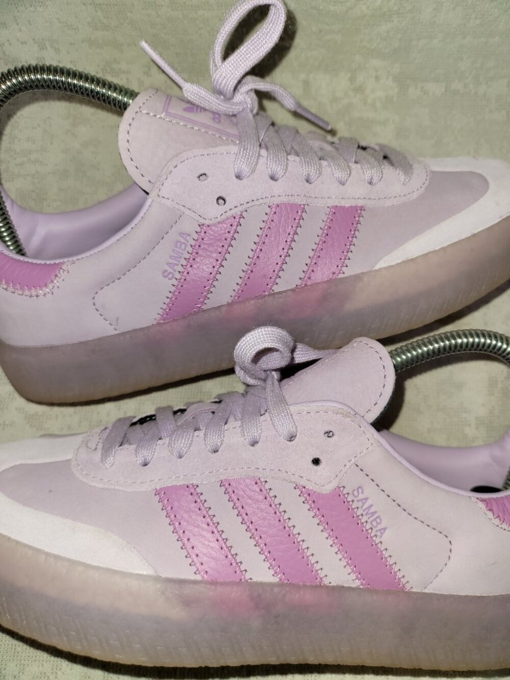 Adidas Sambae Samba OG Preloved Purple Lilac Tan Gum JS3955 Women's Size 6.5 - Picture 12 of 15